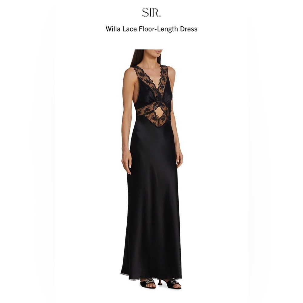 Sir. The Label  - Willa ARIES CUT OUT GOWN Lace Floor-Length dress New w/o tags - Picture 3 of 11